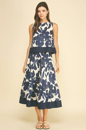 Floral Skirt Set