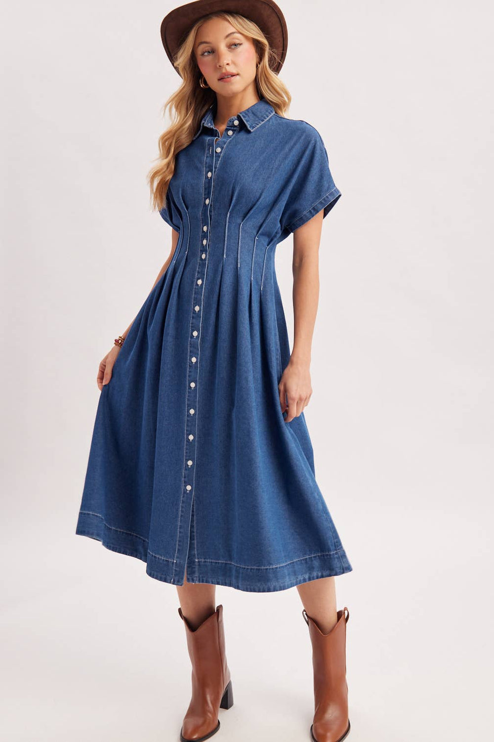 Denim Shirt Dress