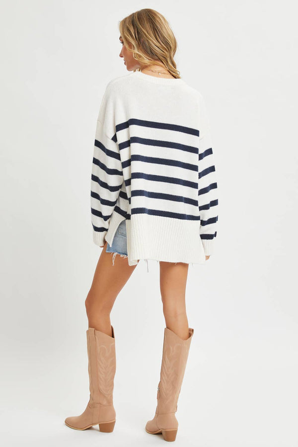 Striped Oversized Sweater