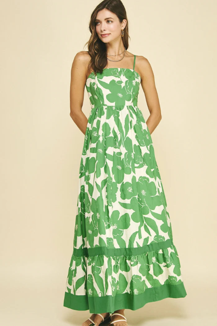 Floral Tiered Maxi Dress
