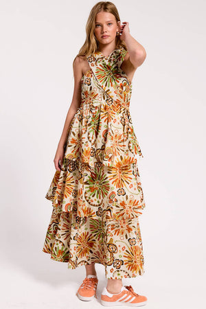 Savanna Tiered Halter Dress