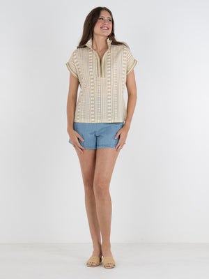 Riviera Top - Piazza Stripe