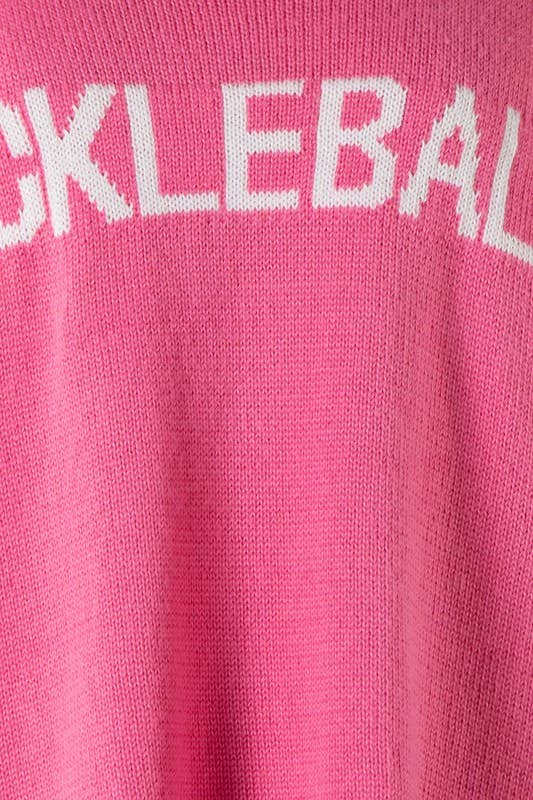 Pickleball Saying Lightweight Soft Sweater Top