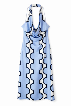 Nana Dress- Blue Multi