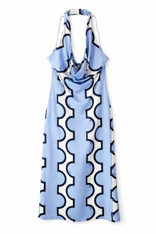 Nana Dress- Blue Multi