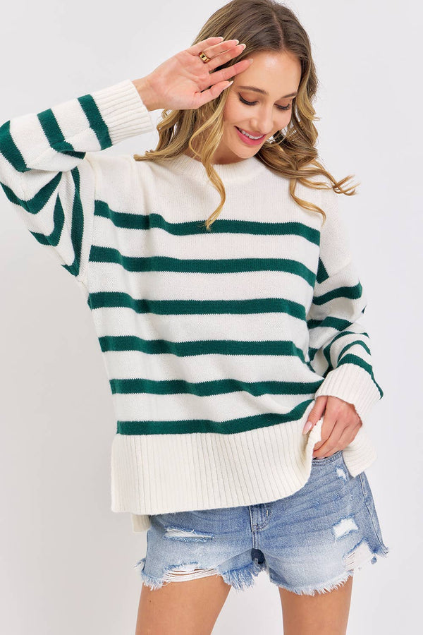 Striped Oversized Sweater