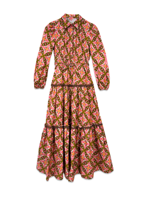 Banyan Long Sleeve Dress - Farmhouse Pink