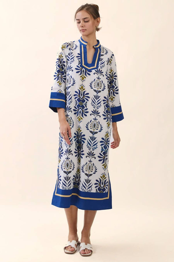 Medallion Printed Tunic Dress
