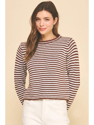 Striped Crew Neck Sweater
