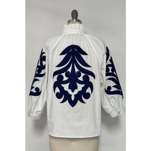 Baroque Applique Detail Top