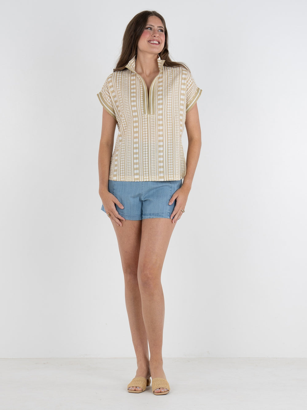 Riviera Top - Piazza Stripe