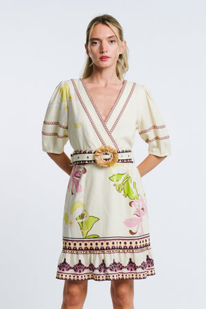 Ivy Floral Printed Mini Dress