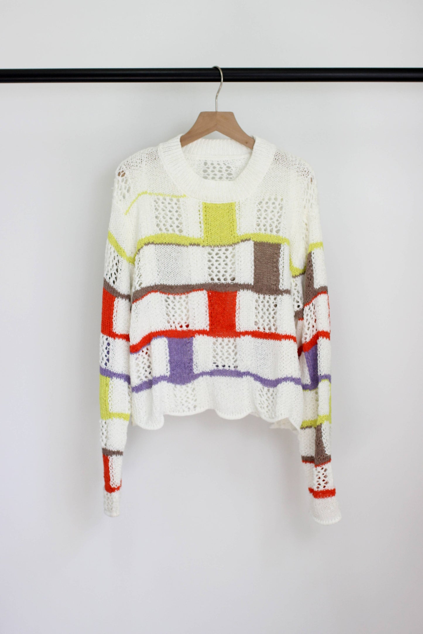 ZARIA COLOR BLOCK SWEATER