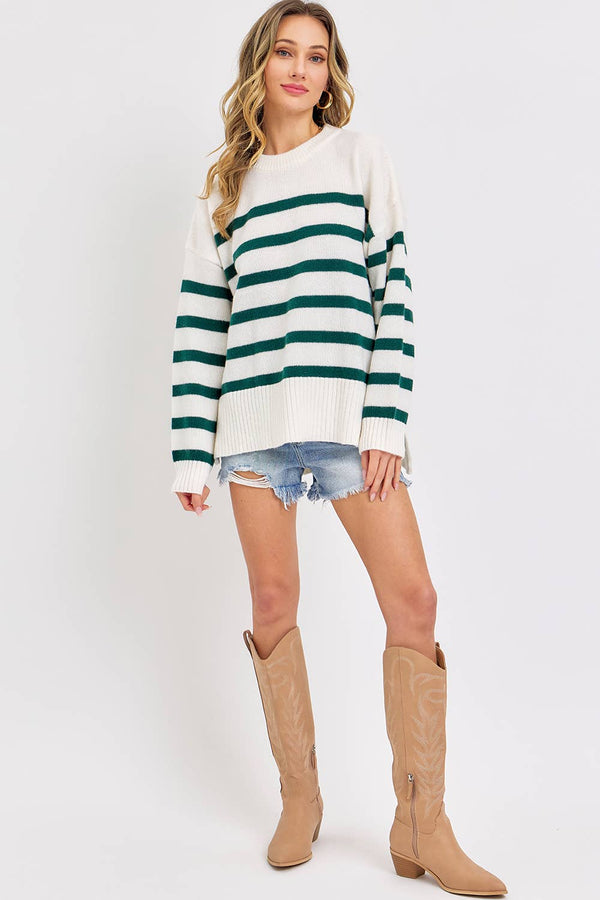 Striped Oversized Sweater