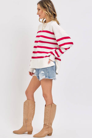 Striped Oversized Sweater
