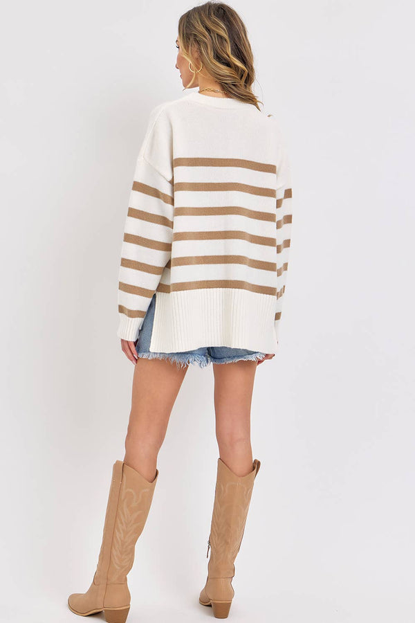 Striped Oversized Sweater