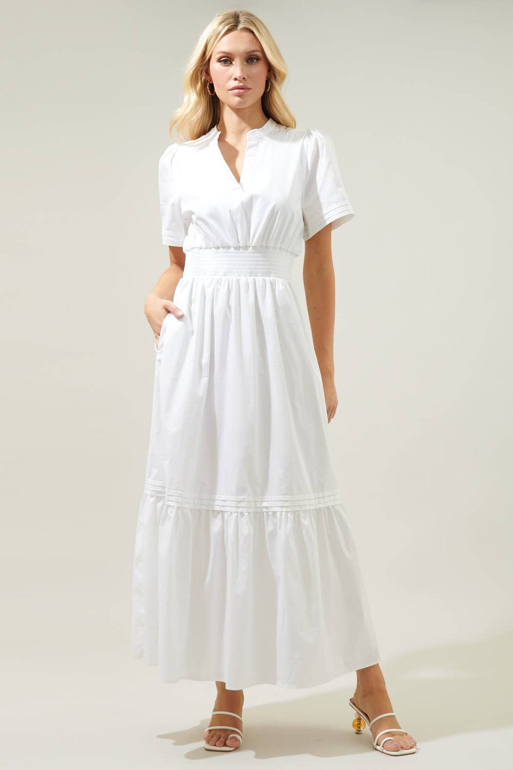 Tamia Poplin Maxi Dress