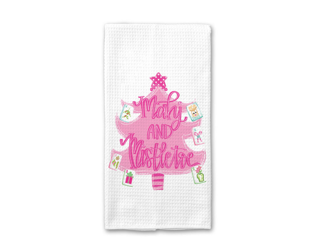 Christmas Mahjong Towel