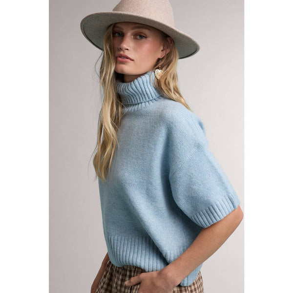 Short Sleeve Turtleneck