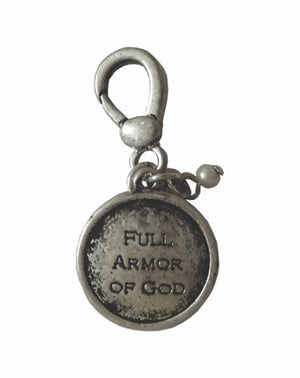 inspirational charms- matte silver