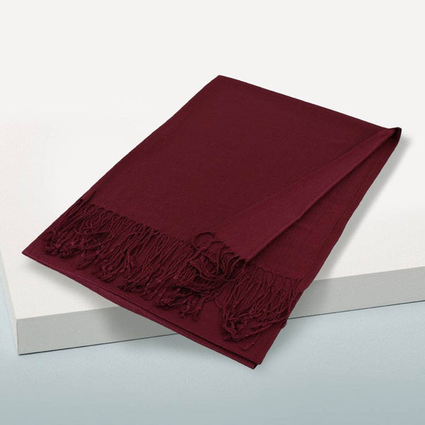 Solid Color Pashmina Scarf Shawl