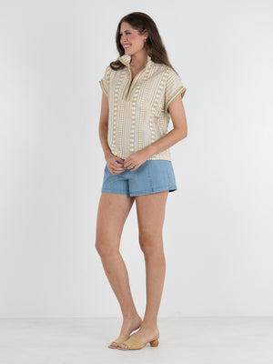 Riviera Top - Piazza Stripe