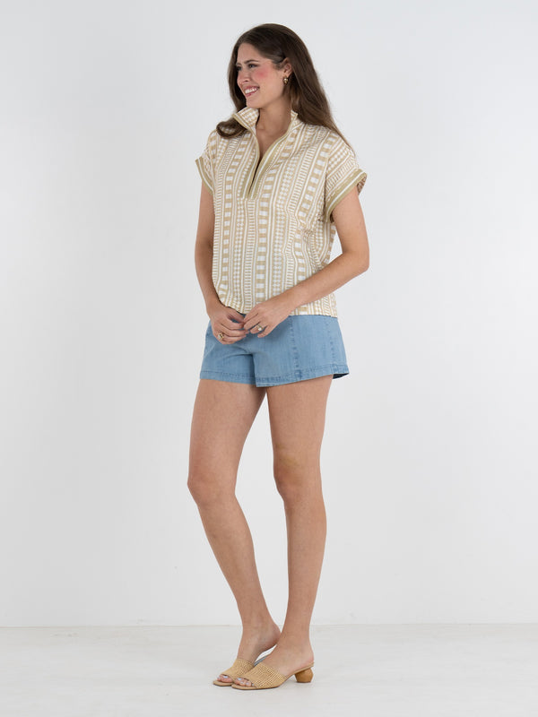 Riviera Top - Piazza Stripe