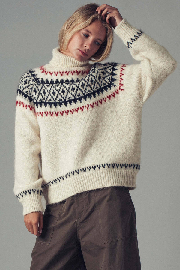 Nordic Fair Isle Knit Sweater