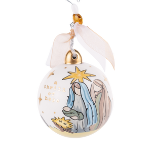 Gold Star Thrill of Hope Ornament