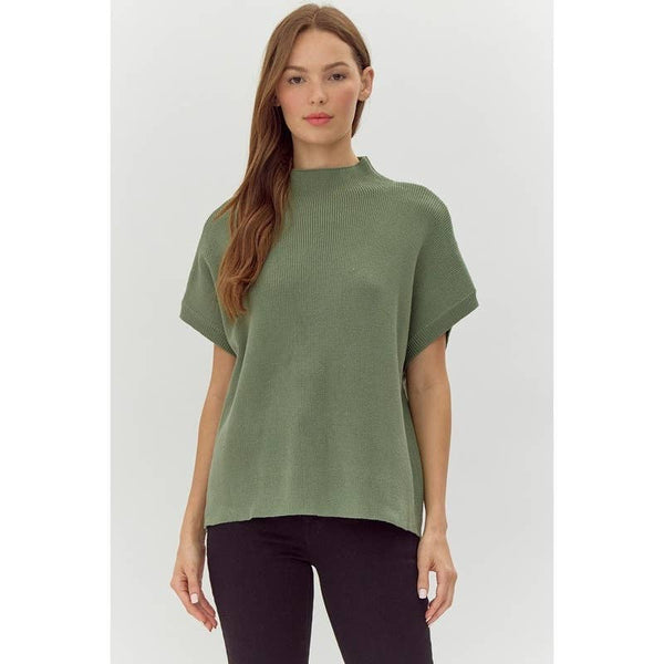Drop Shoulder Sweater Top