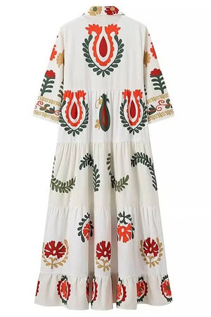 Floral Printed Maxi Dress