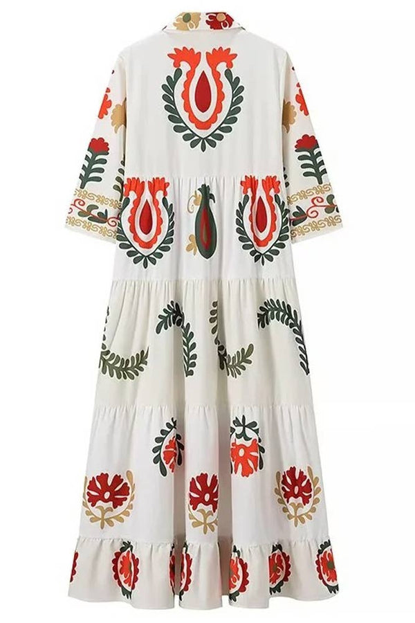 Floral Printed Maxi Dress