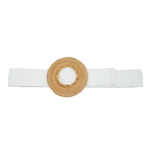 Boho Woven Stretch Belt