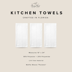 Preppy Chinoiserie Christmas Kitchen Towel