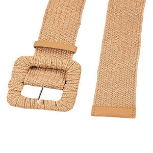 Woven Square Buckle Belt