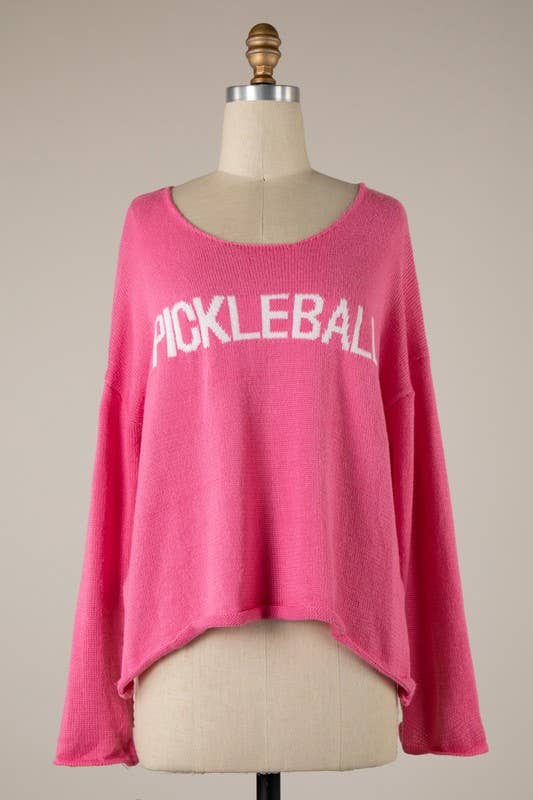 Pickleball Saying Lightweight Soft Sweater Top