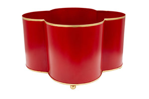 Mattie Quatrefoil Cachepot Planter