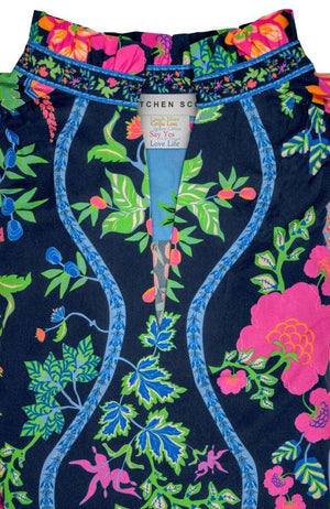 Ruffleneck Tunic - Jungle Symphony