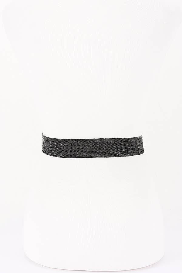 Elegant Horsebit Elastic Waist Belt
