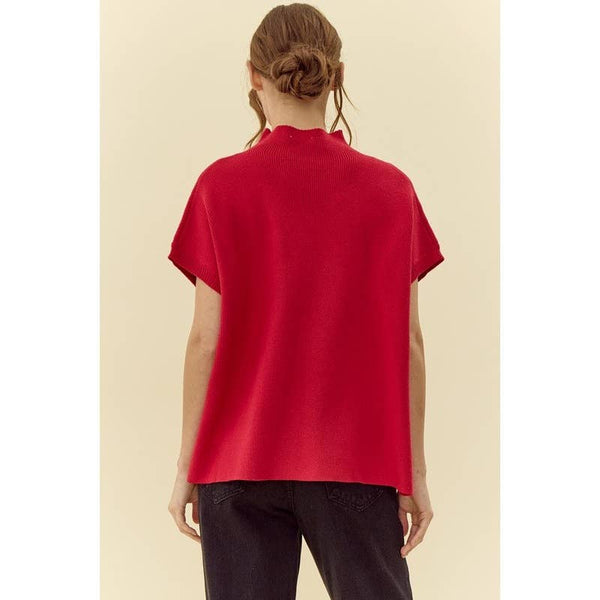 Drop Shoulder Sweater Top