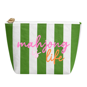 Mahjong Bag | Mahjong is Life Preppy Stripe