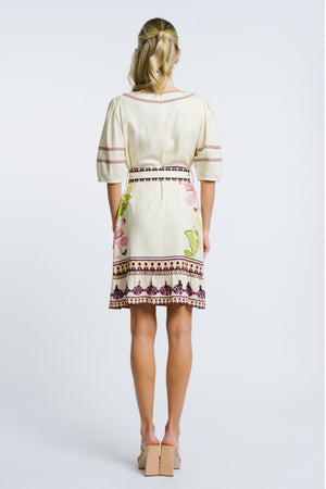 Ivy Floral Printed Mini Dress