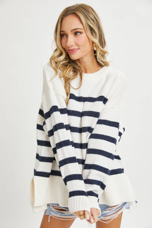 Striped Oversized Sweater