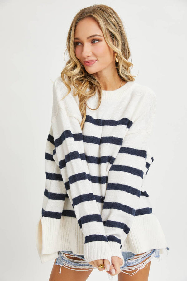 Striped Oversized Sweater