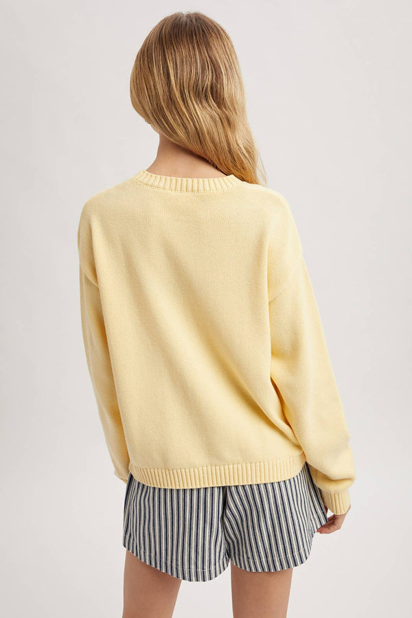 Crewneck Fish Sweater