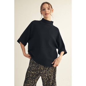 NEW Mock Neck Sweater Top