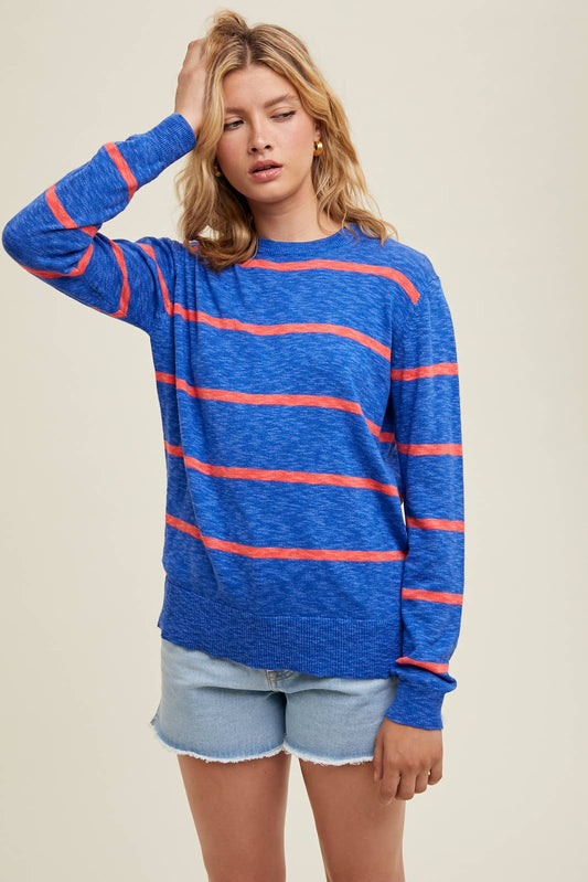 Striped Lightweight Sweater