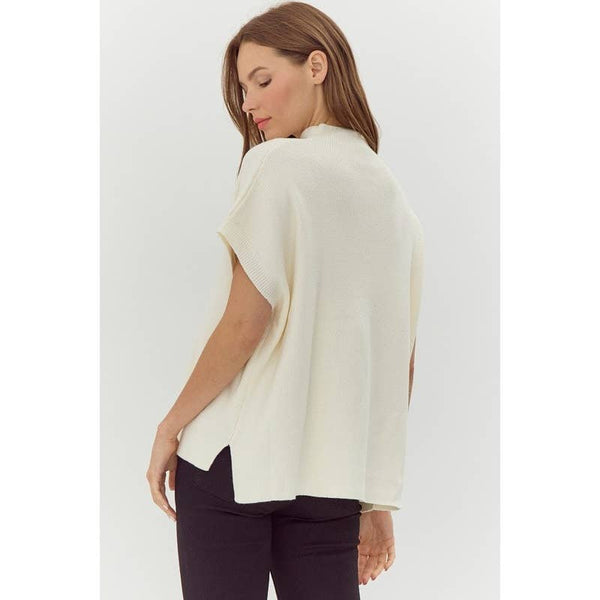 Drop Shoulder Sweater Top