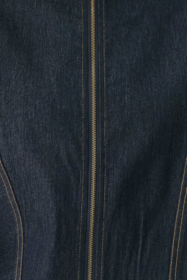 Denim Capelet Skort Set