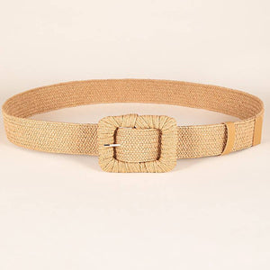 Woven Square Buckle Belt